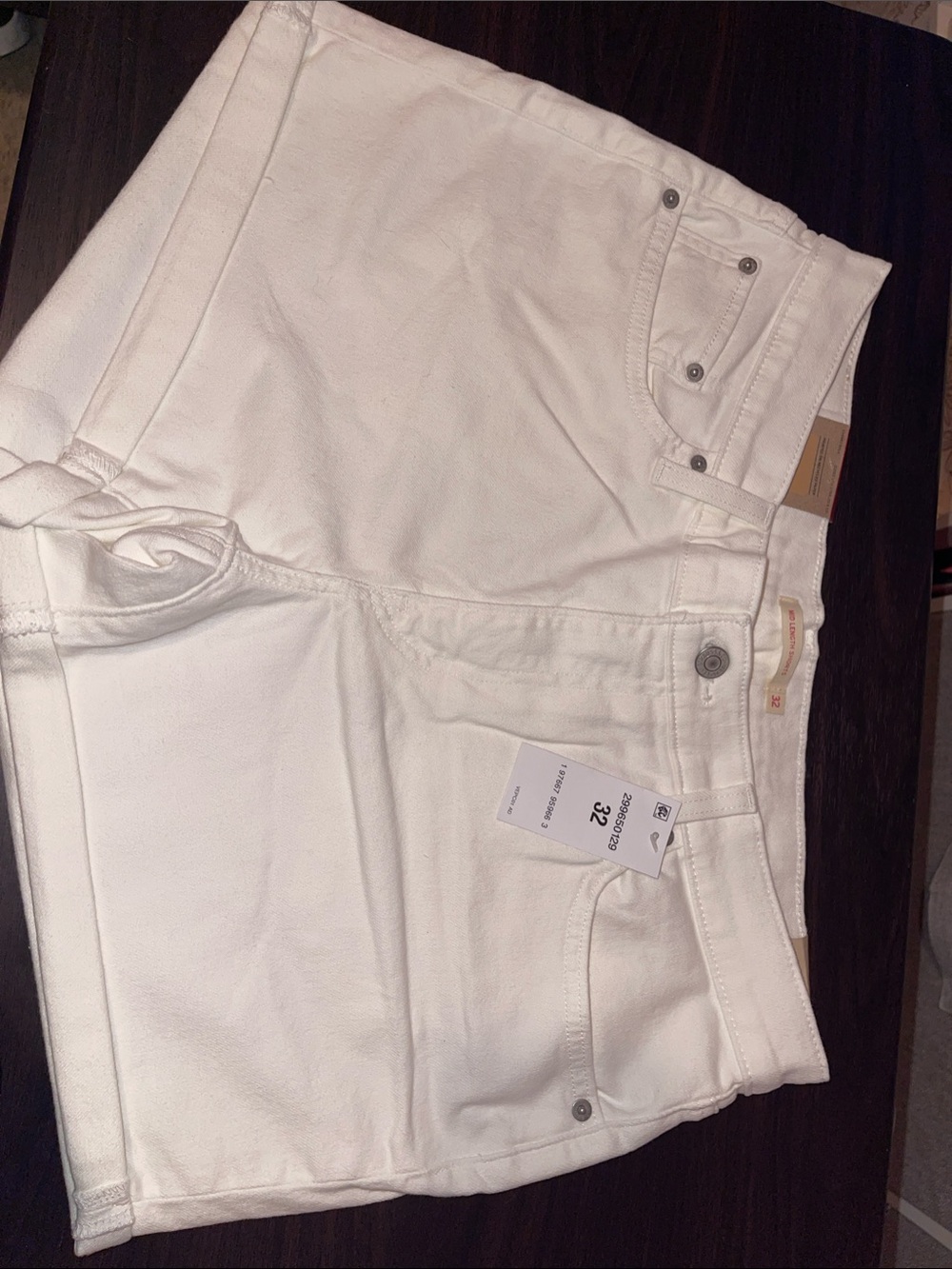 Levi's White Women's Denim Shorts